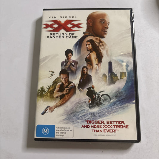 XXX - Return of Xander Cage (DVD, 2017) Vin Diesel Region 4 *New Sealed*