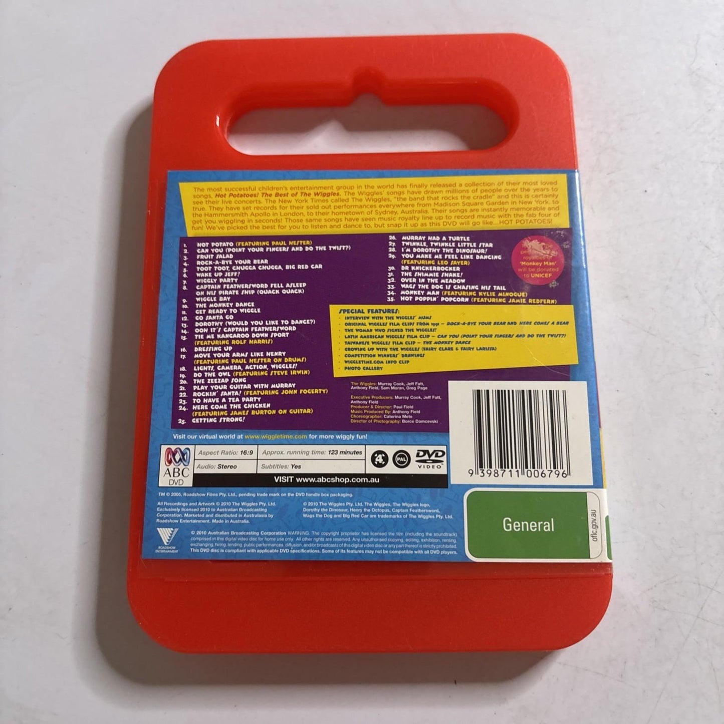 The Wiggles - Hot Potatoes! the Best of the Wiggles (DVD, 2009) Region 4