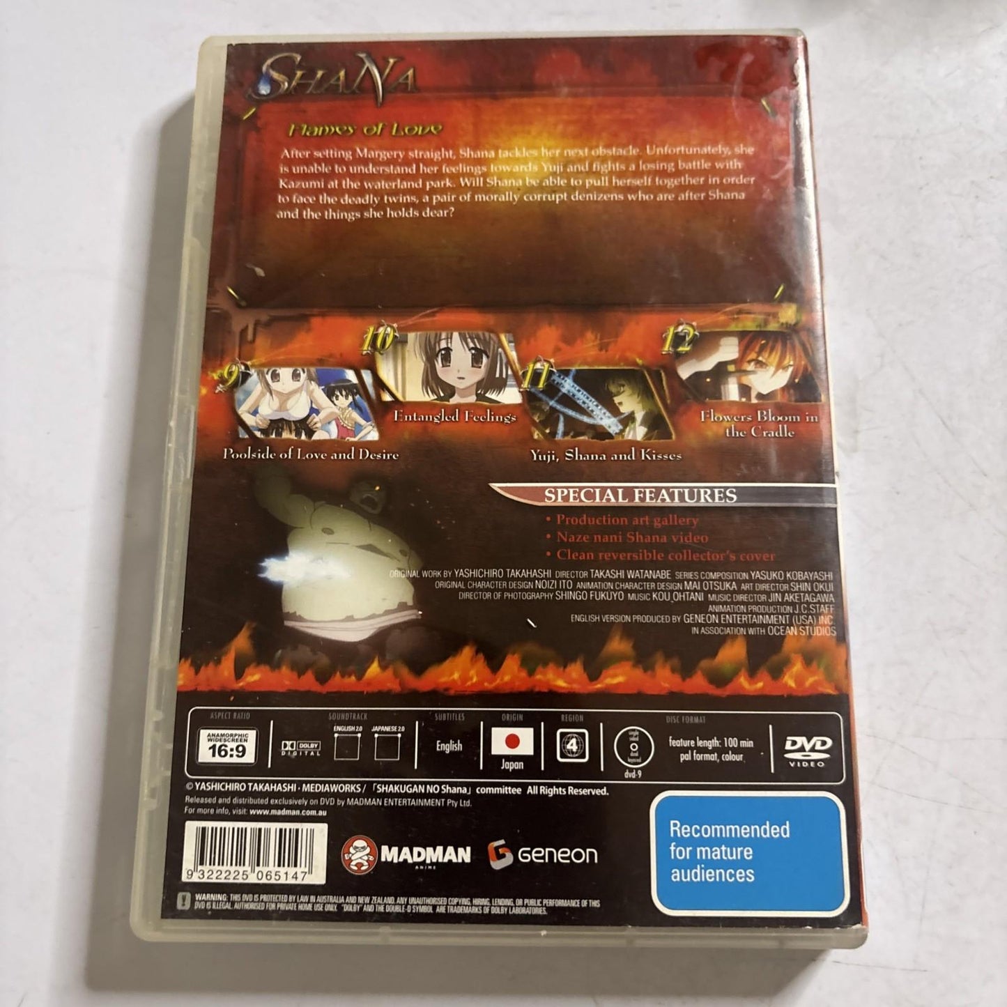 Shakugan No Shana : Vol 3 (DVD, 2005) Region 4