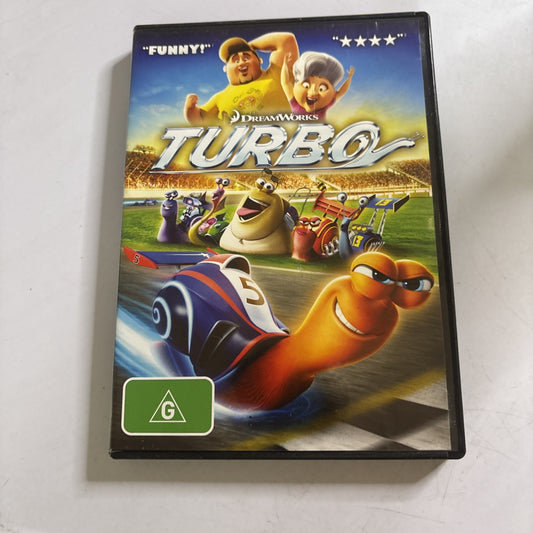 Turbo (DVD, 2013) Paul Giamatti, Richard Jenkins, Samuel L. Jackson Region 4