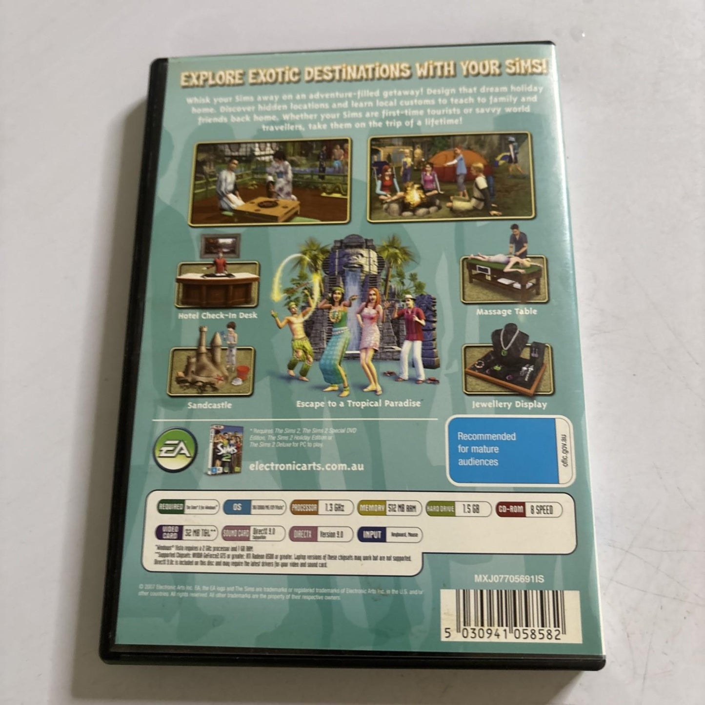 The Sims 2 Bon Voyage Expansion Pack - PC CD-ROM