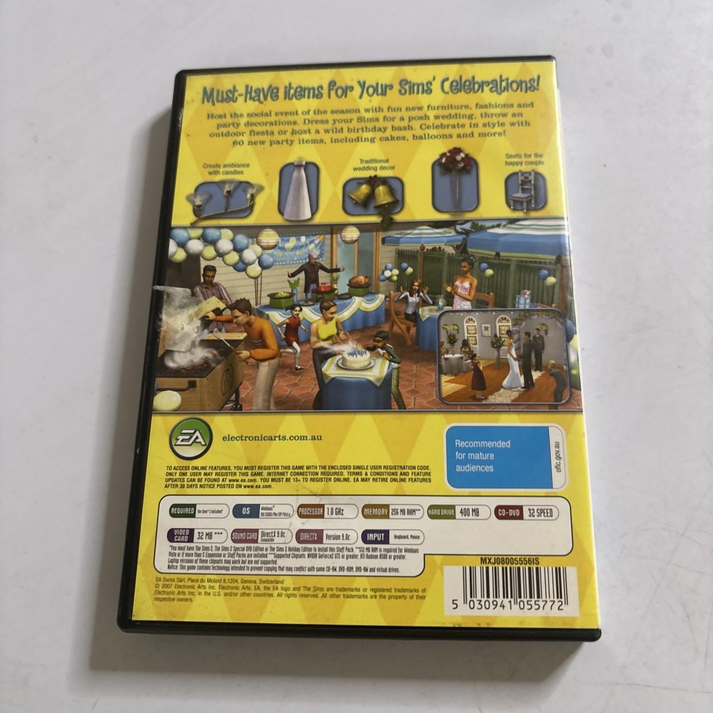 The Sims 2 Celebration Stuff PC CDROM