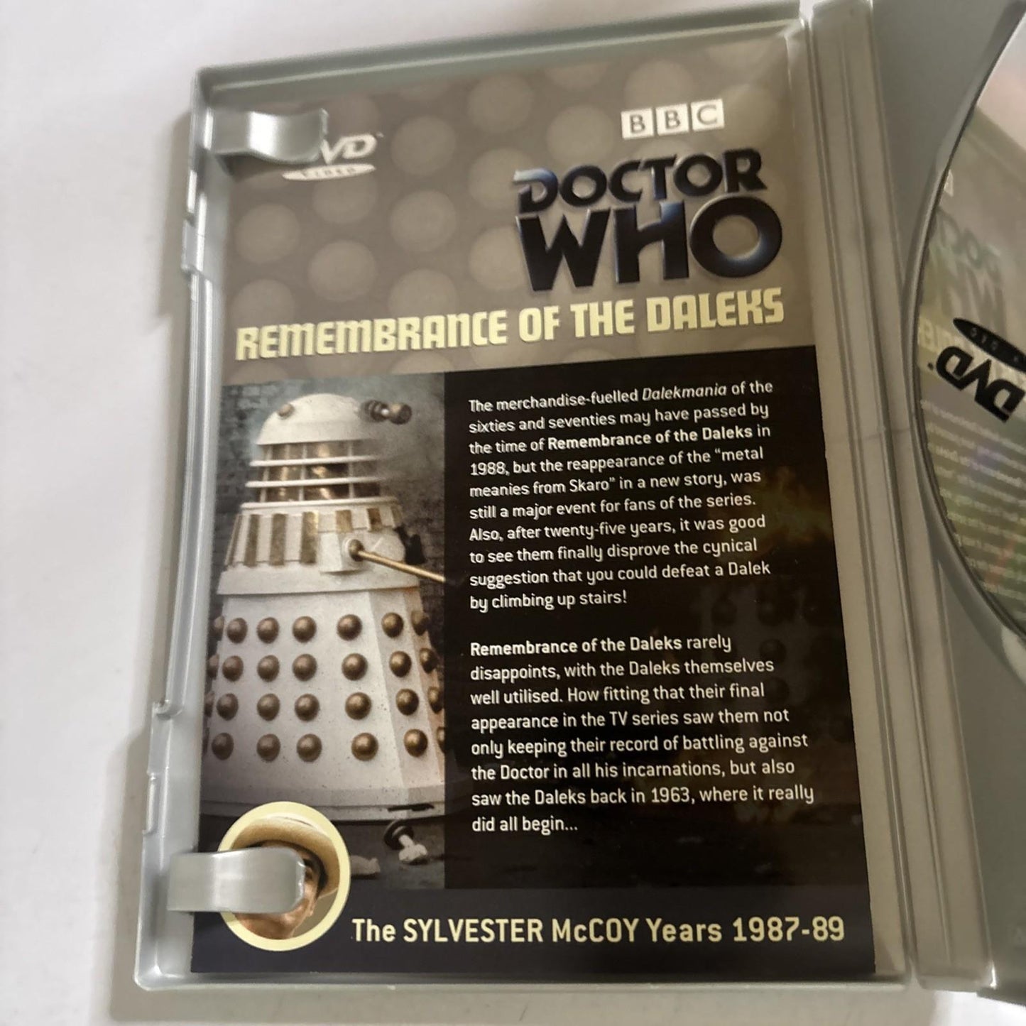 Doctor Who - Remembrance Of The Daleks DVD - Region 4,2