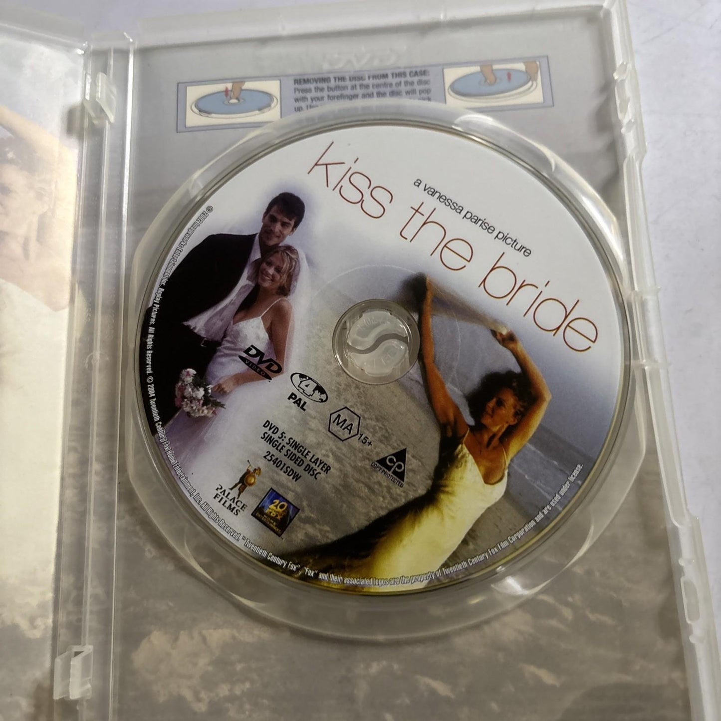 Kiss the Bride (DVD, 2002) Bert Young, Vanessa Parise, Brooke Langton Region 4