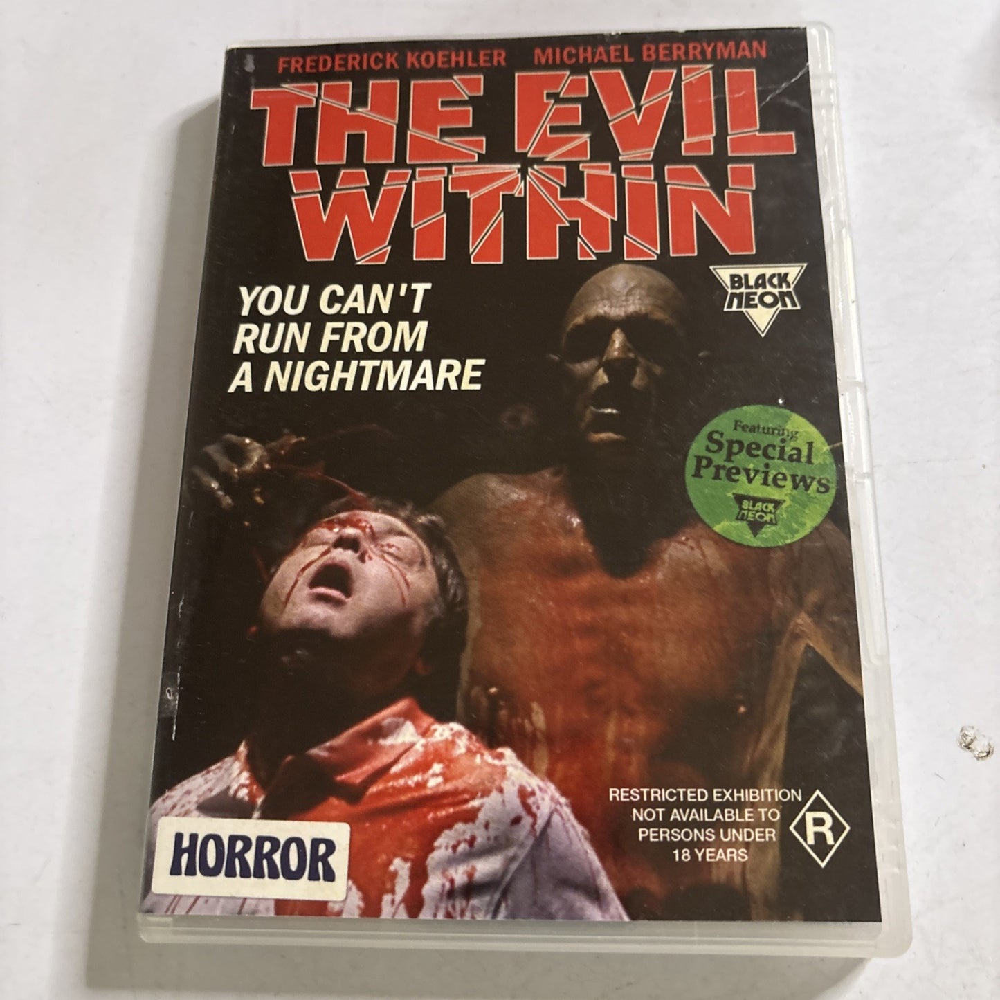 The Evil Within (DVD, 2017) Frederick Koehler, Michael Berryman All Regions
