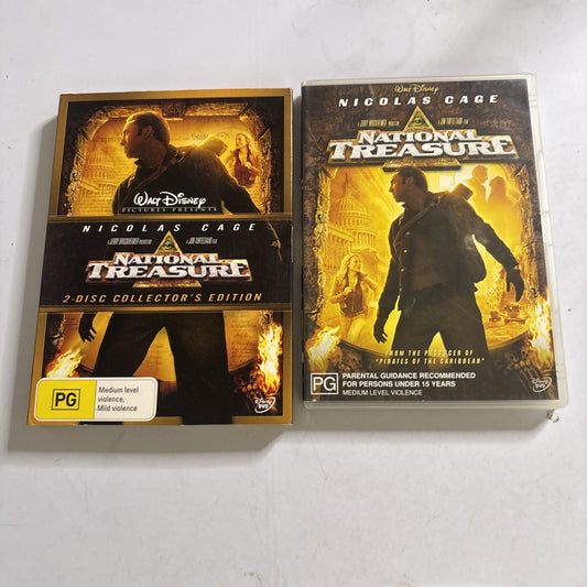 National Treasure (Special Edition, DVD, 2004) Nicholas Cage Region 4