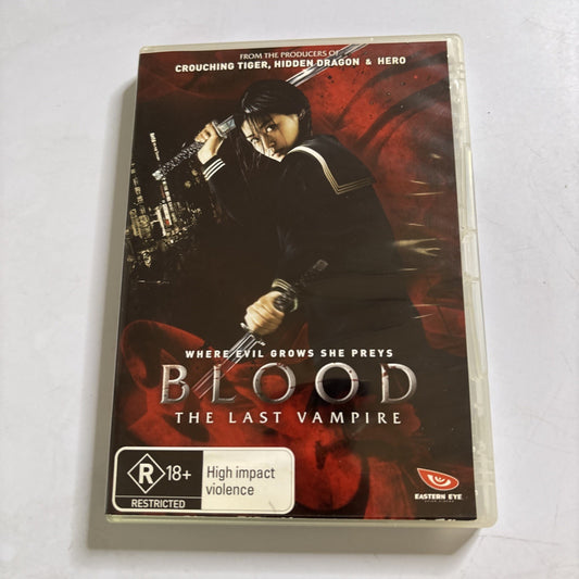 Blood - The Last Vampire (DVD, 2009) Region 4