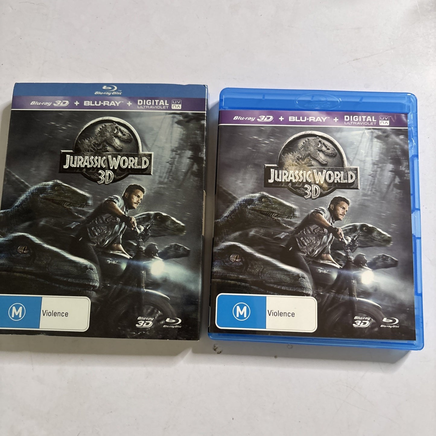 Jurassic World 3D (Blu-ray 3D, 2015) Region B