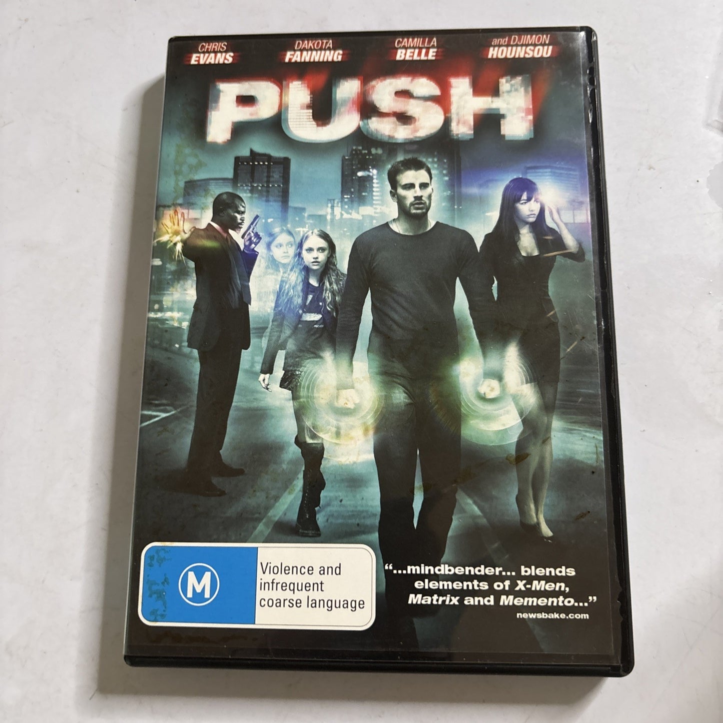 Push (DVD, 2008) Chris Evans, Dakota Fanning Region 4