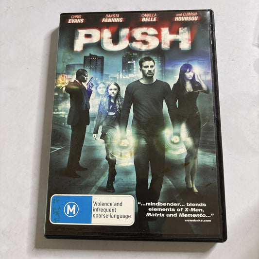 Push (DVD, 2008) Chris Evans, Dakota Fanning Region 4