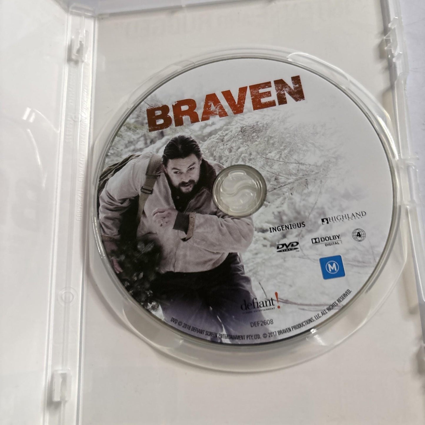 Braven (DVD, 2018) Jason Momoa Region 4