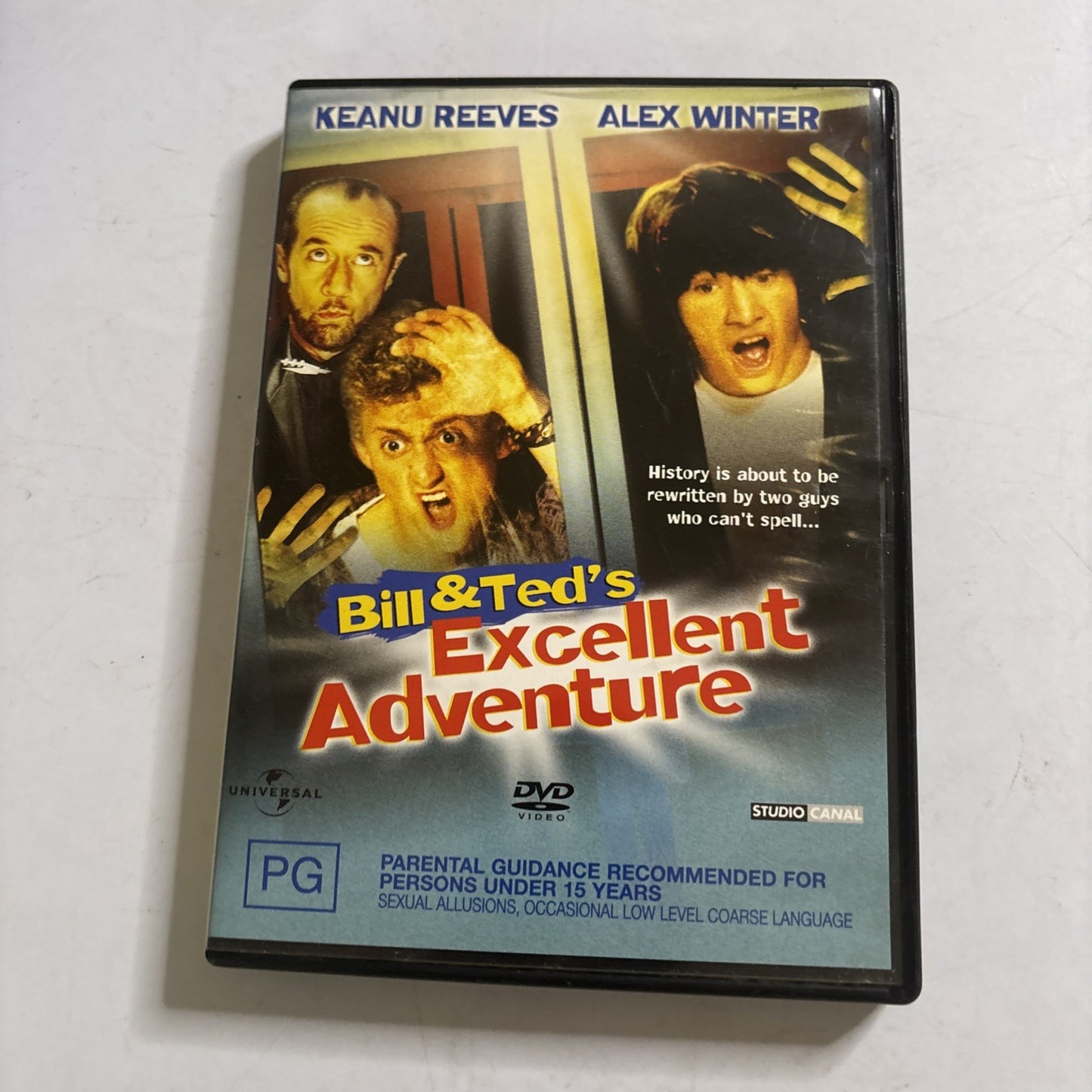 Bill and Ted's Excellent Adventure (DVD, 1989) Keanu Reeves, Region 4