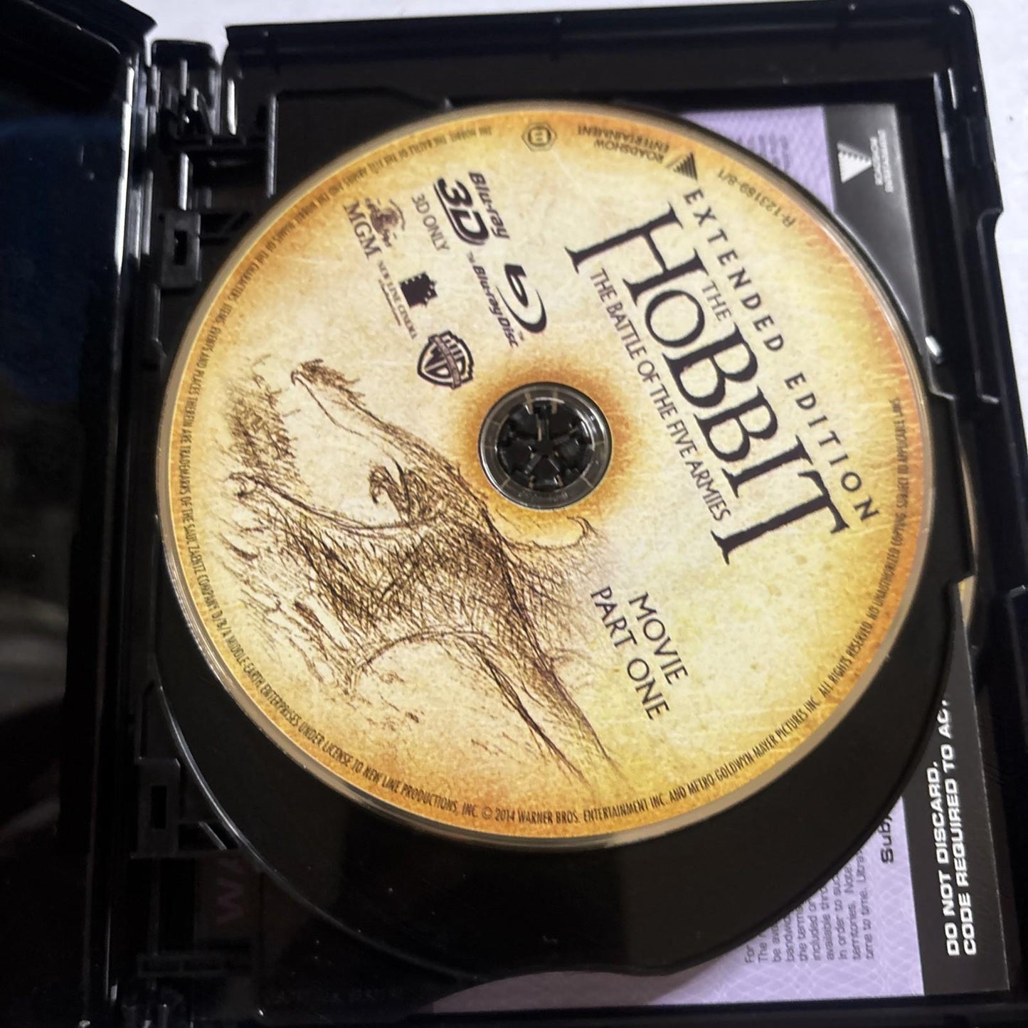 The Hobbit - The Battle of the Five Armies Extended Edition (Bluray 3D) Region B