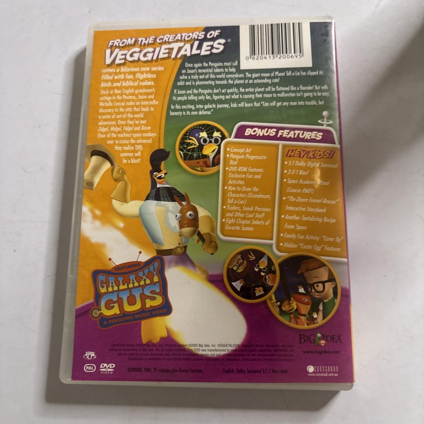 321 Penguins: Moon Menace On Planet Tell-A-Lie (DVD, 2003) All Regions