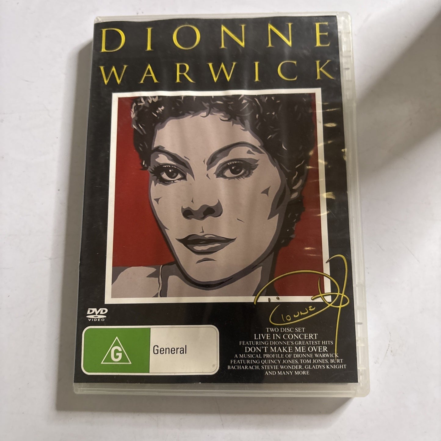 Dionne Warwick - The Dionne Warwick Story (DVD, 2005) Region 4,2