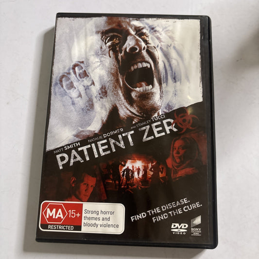 Patient Zero (DVD, 2018) Matt Smith, Stanley Tucci Region 4,2