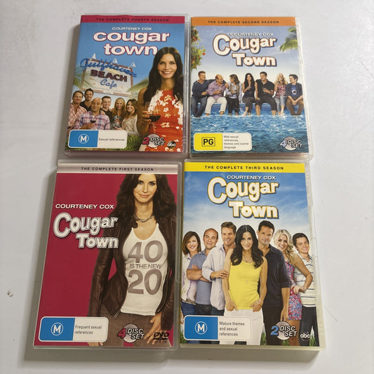 Cougar Town : Season 1 2 3 4 (DVD, 2009) Region 4