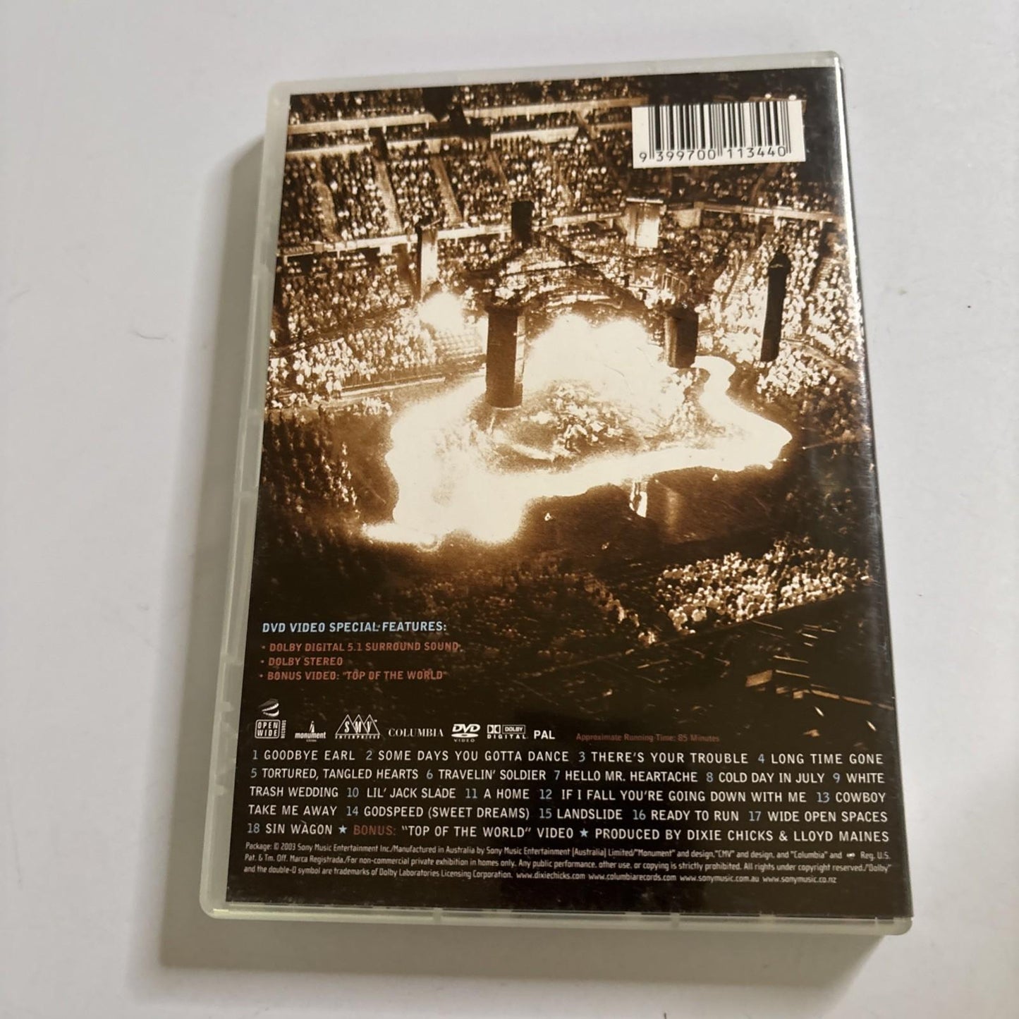 Dixie Chicks - Top of the World Tour Live (DVD, 2003) All Regions