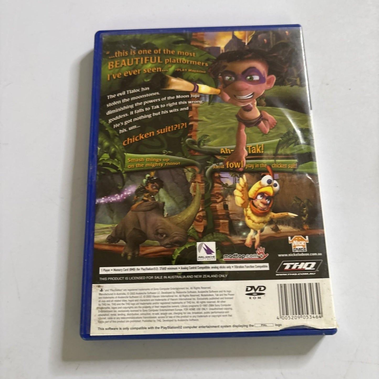 Tak And The Power Of Juju Sony Playstation 2 PS2 Video Game PAL