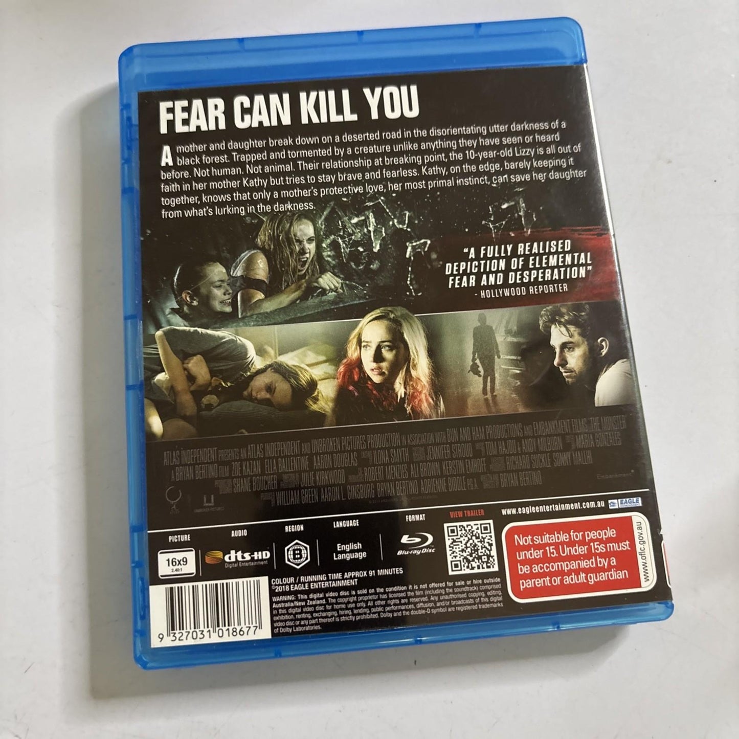 The Monster (Bluray, 2018) Zoe Kazan, Ella Ballentine Region B