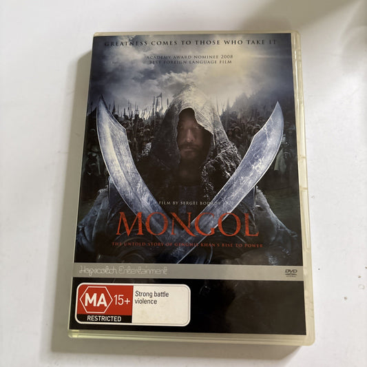 Mongol (DVD, 2007) Ying Bai, Amadu Mamadakov, Deng Ba Te Er Region 4