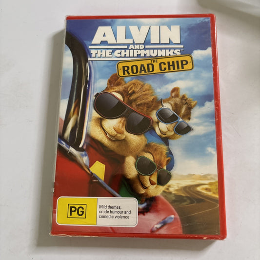 Alvin and the Chipmunks - The Road Chip (DVD, 2015) Region 4 *New Sealed*