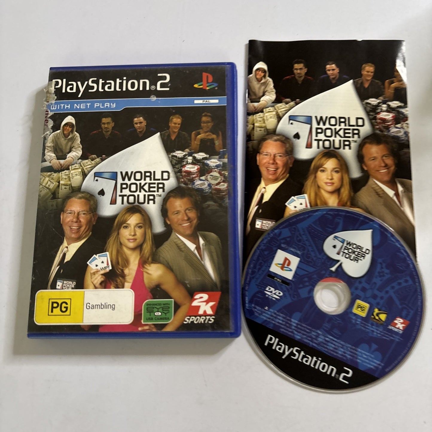 World Poker Tour (Sony PlayStation 2, 2005) Manual PAL