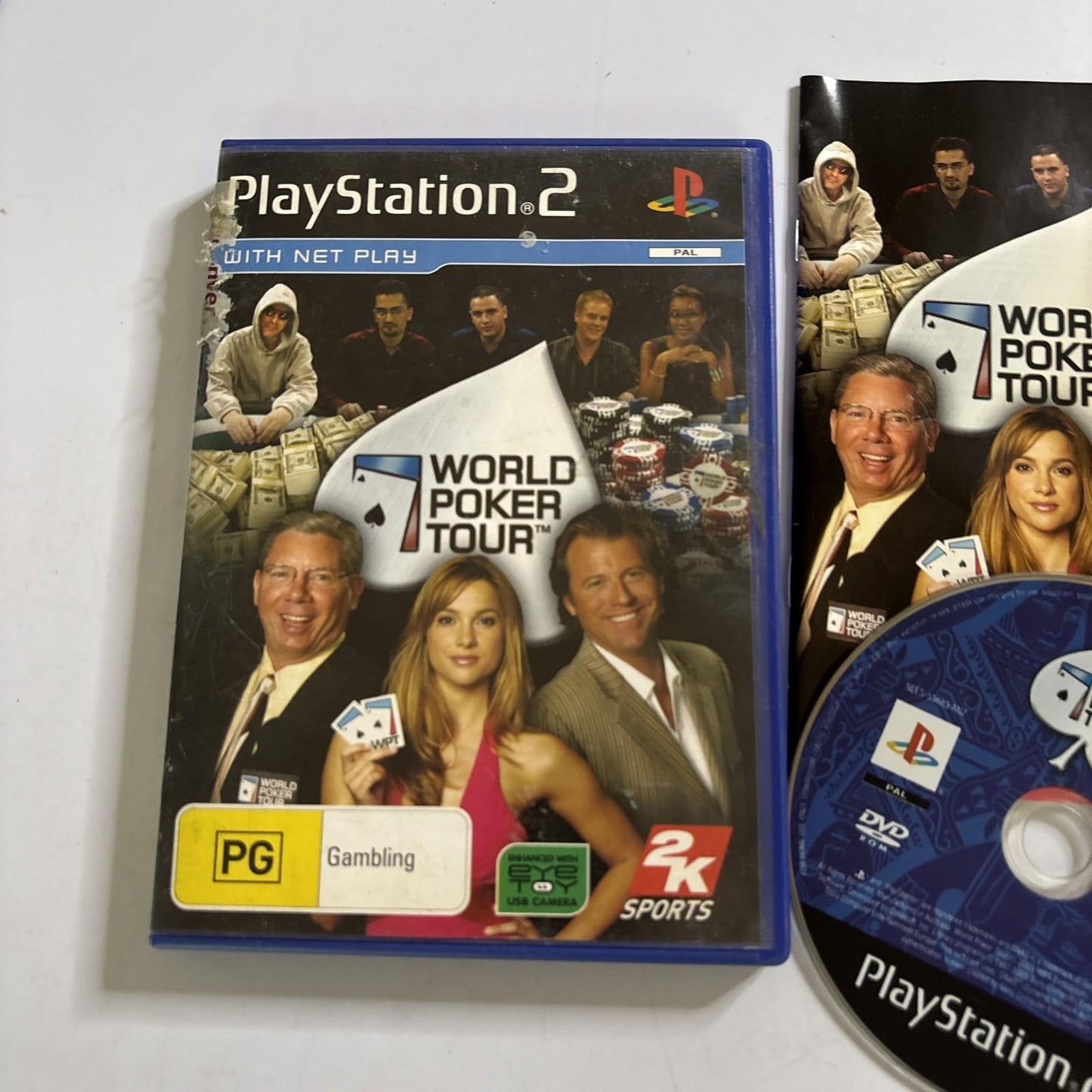 World Poker Tour (Sony PlayStation 2, 2005) Manual PAL