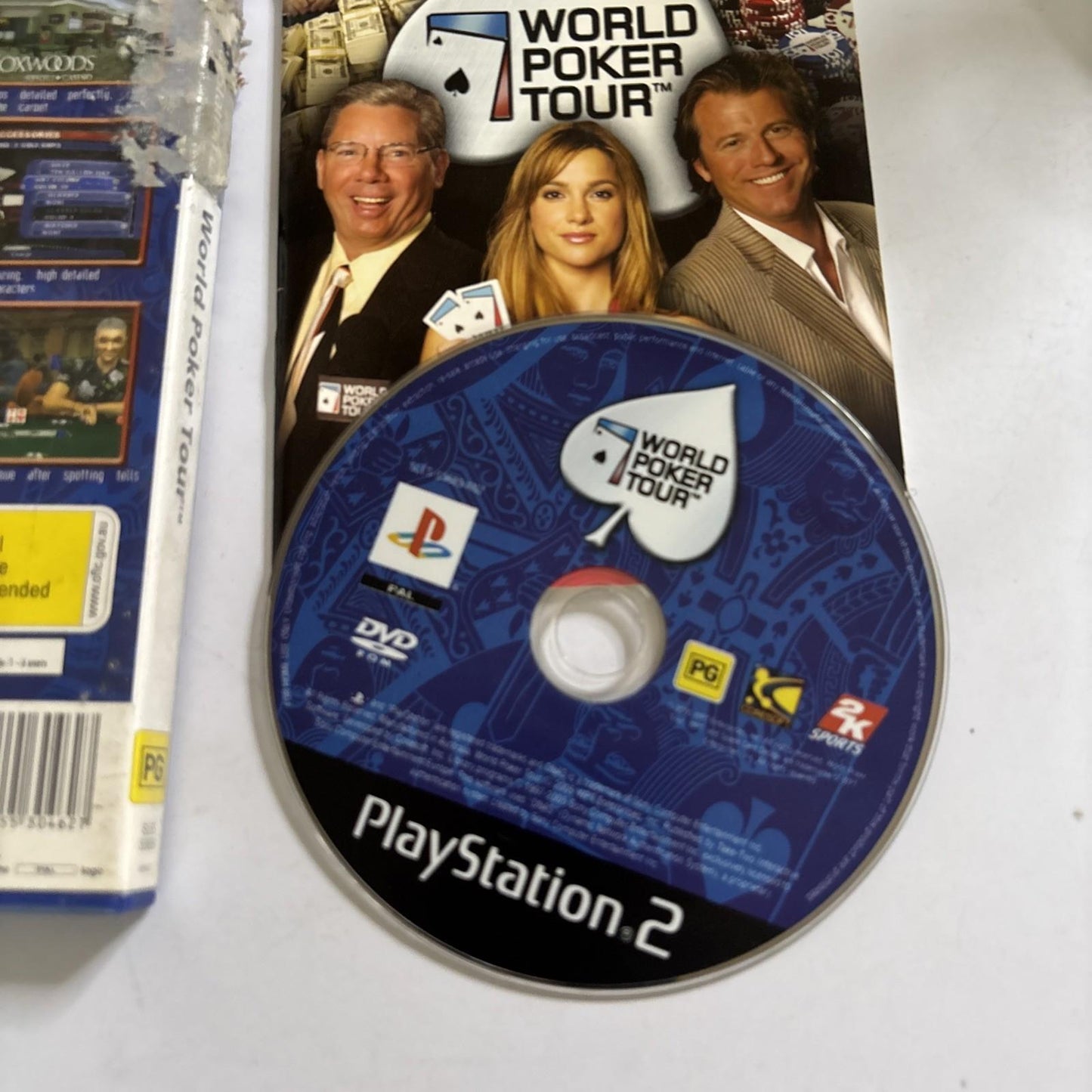 World Poker Tour (Sony PlayStation 2, 2005) Manual PAL