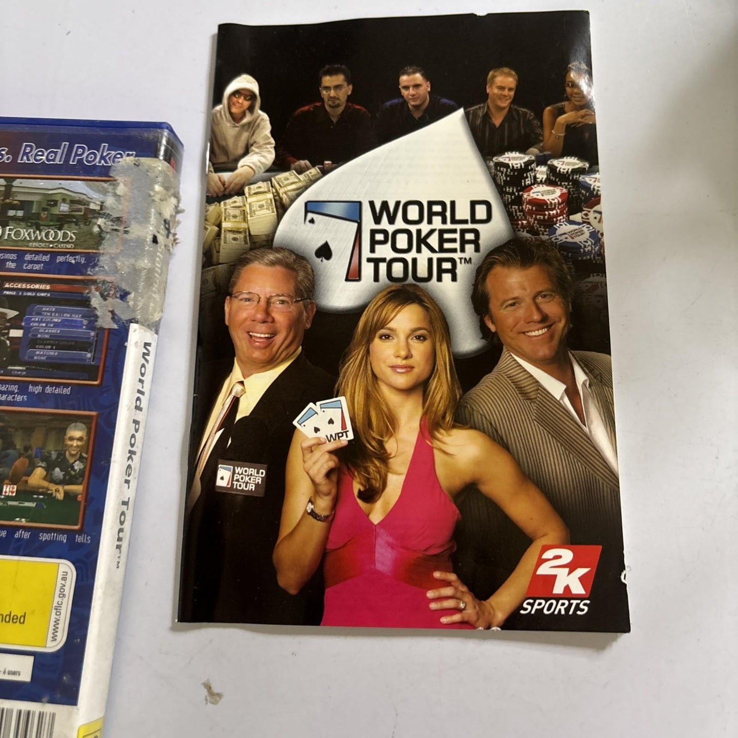 World Poker Tour (Sony PlayStation 2, 2005) Manual PAL