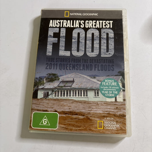 National Geographic - Australia's Greatest Flood (DVD, 2011) Region 4
