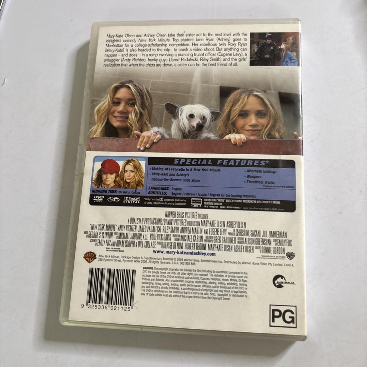 New York Minute (DVD, 2004) Mary-Kate Olsen, Ashley Olsen Region 4