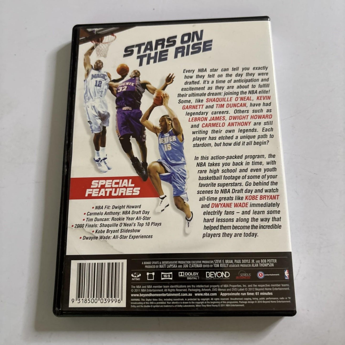 NBA When They Were Young (DVD, 2011) LeBron James, Kobe Bryant Region 4 NEW