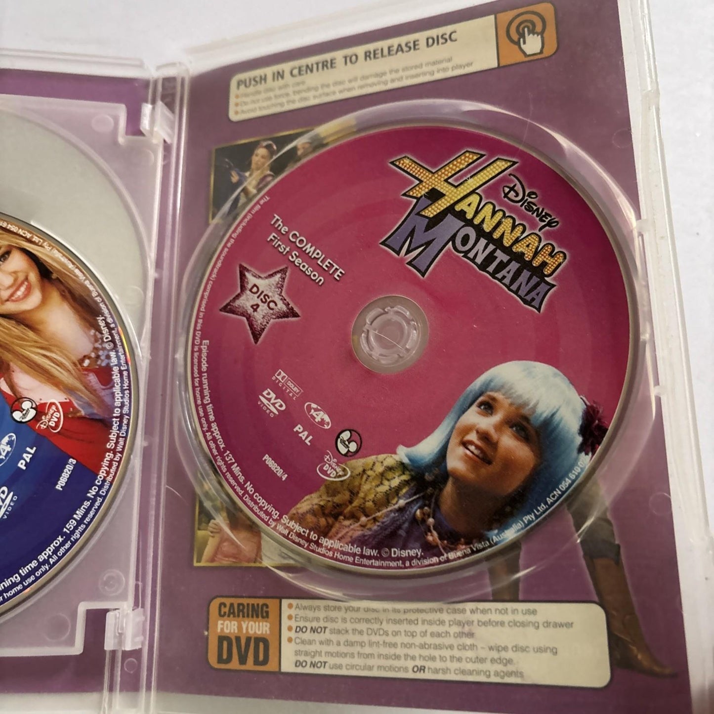 Hannah Montana : Season 1 (DVD, 2006) Miley Cyrus Region 4