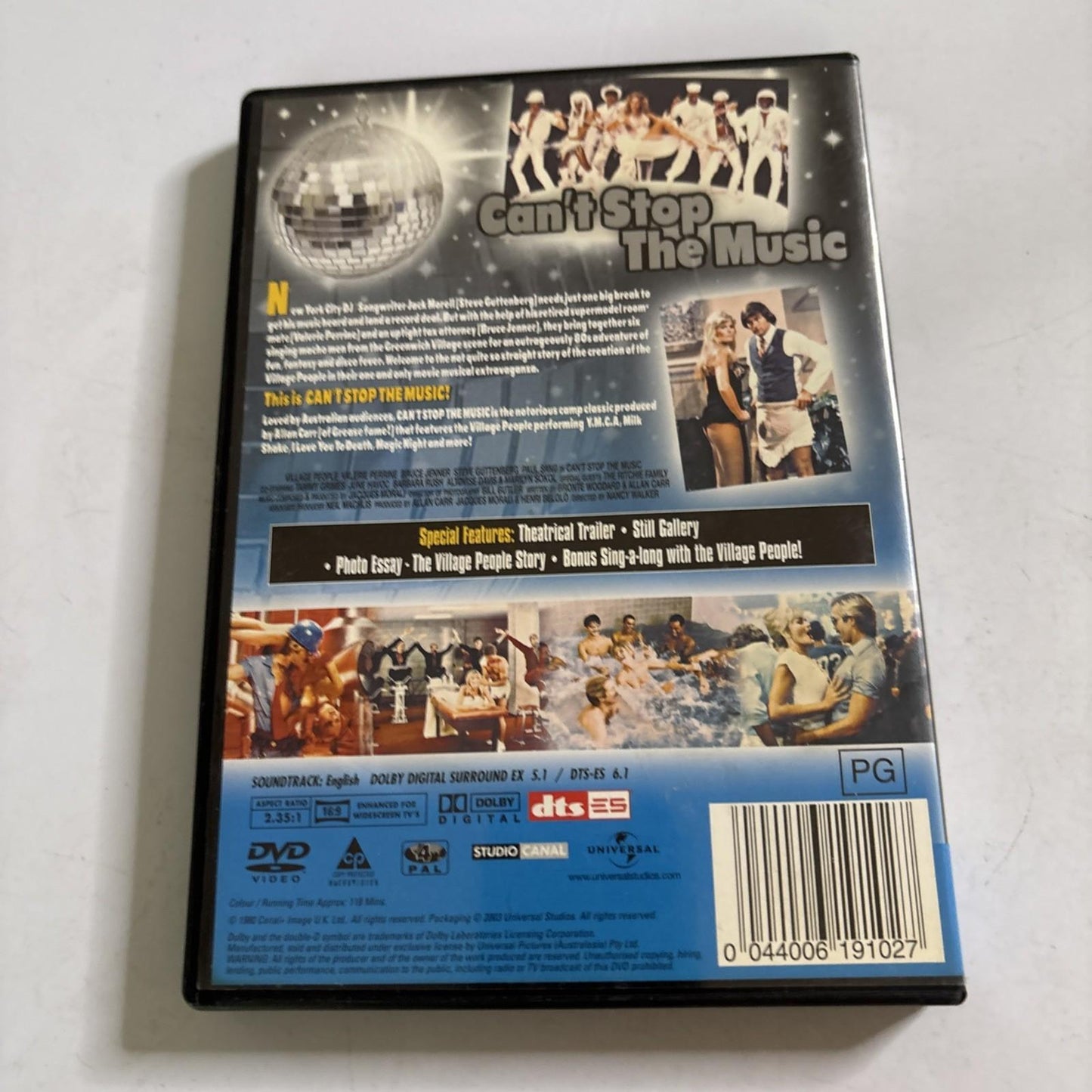 Can't Stop the Music (DVD, 1980) Village People Region 4