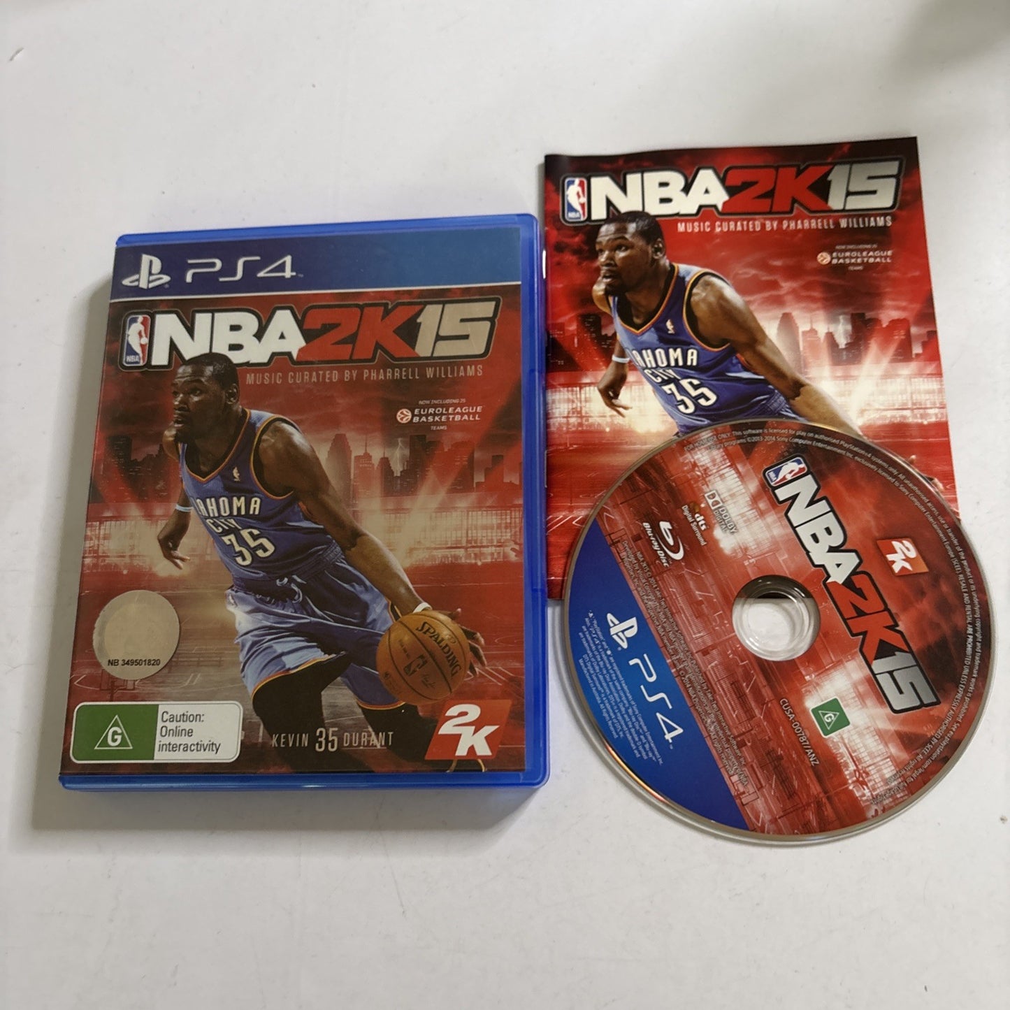 NBA 2K15 PS4 PlayStation 4 (2014) Kevin Durant