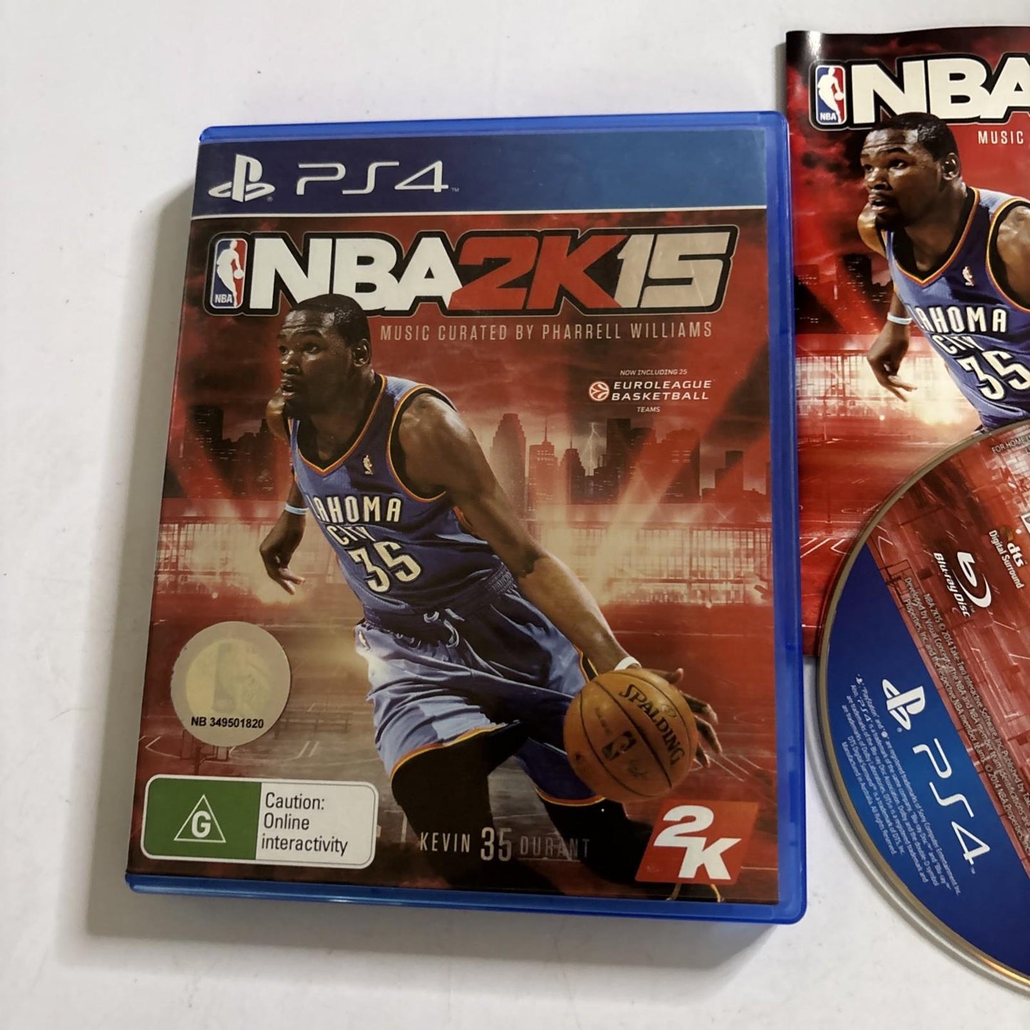 NBA 2K15 PS4 PlayStation 4 (2014) Kevin Durant