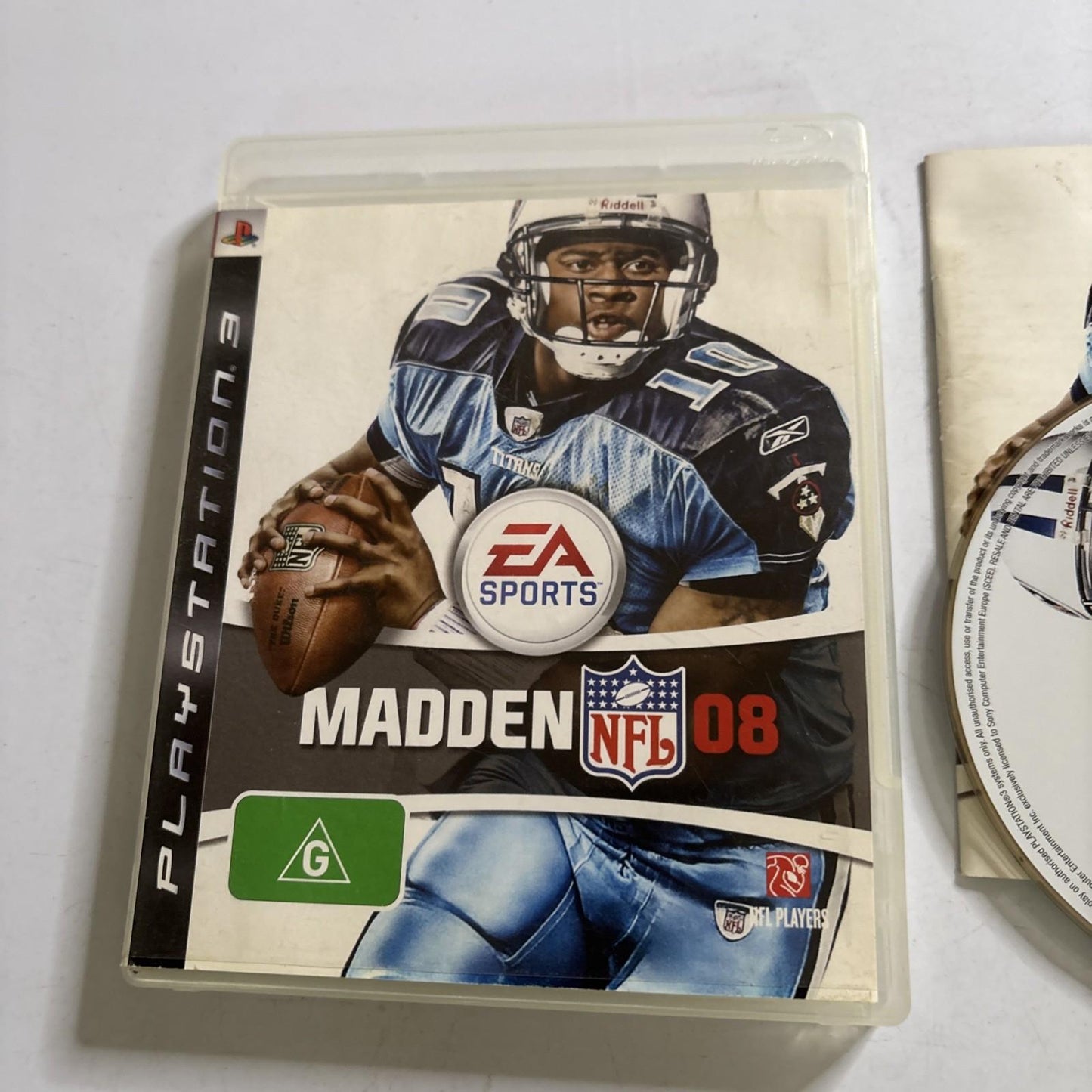 Madden NFL 08 Sony PlayStation 3 PS3 Manual 2007 Football Game