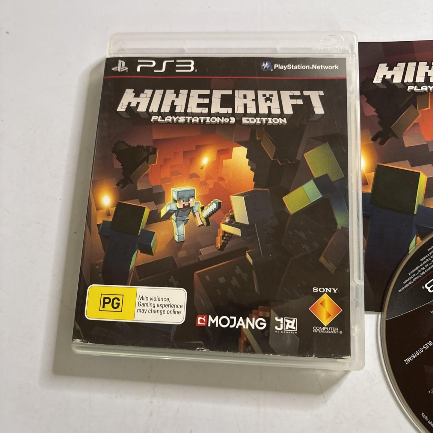 Minecraft (Sony PlayStation 3, 2014) Manual