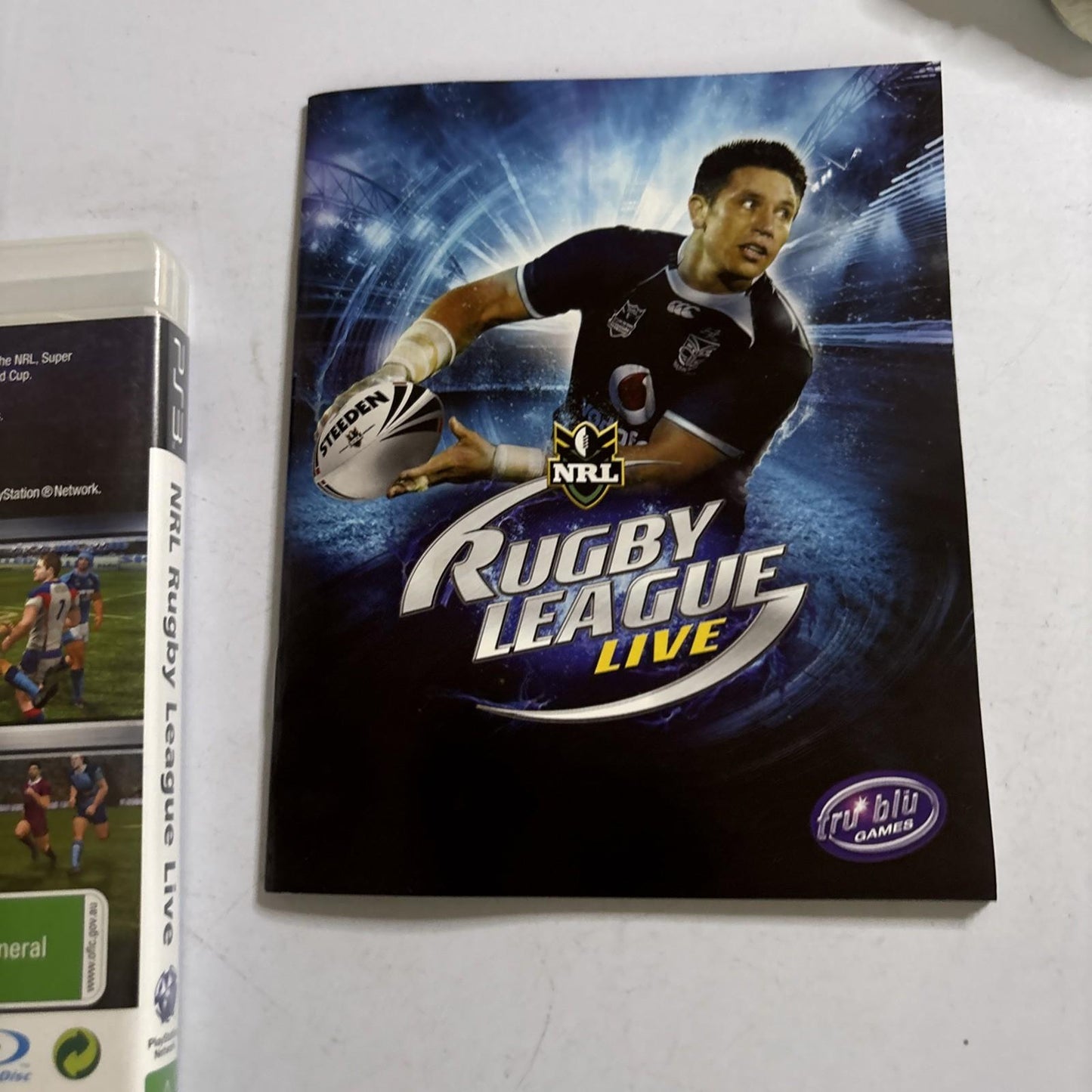 NRL Rugby League Live (Sony PS3) Game Complete With Manual