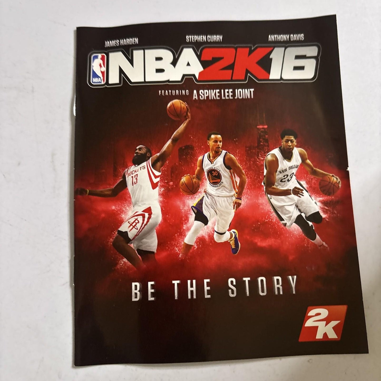 NBA 2K16 (SONY PS4 GAME, G) Manual