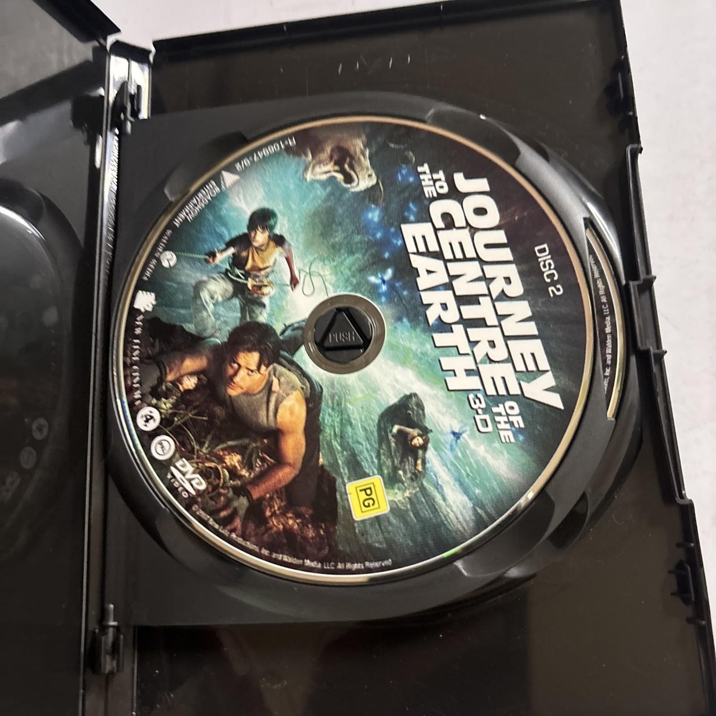 Journey to the Centre Of the Earth 3d (DVD, 2008) Brendan Fraser Region 4