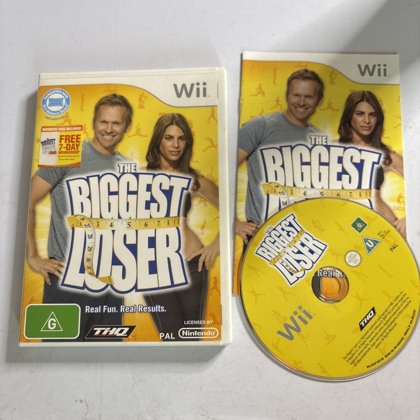 The Biggest Loser Game For Nintendo Wii PAL Complete With Manual 2009