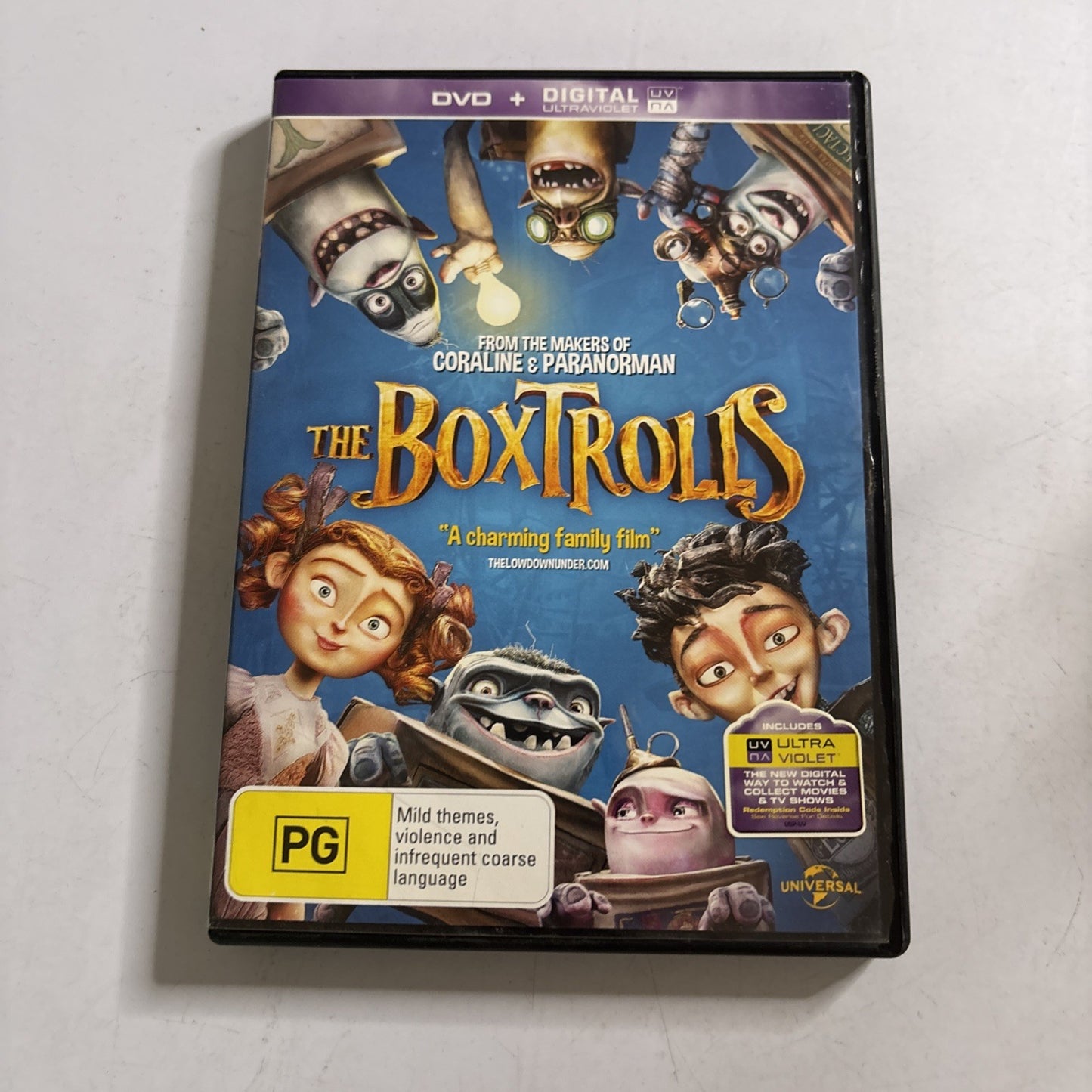 The Boxtrolls (DVD, 2014) Region 4