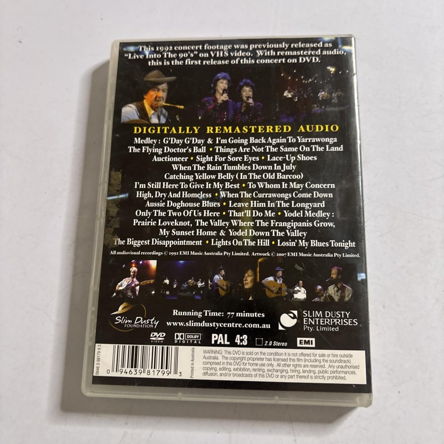 Slim Dusty - One Night in May (DVD, 2007) All Regions