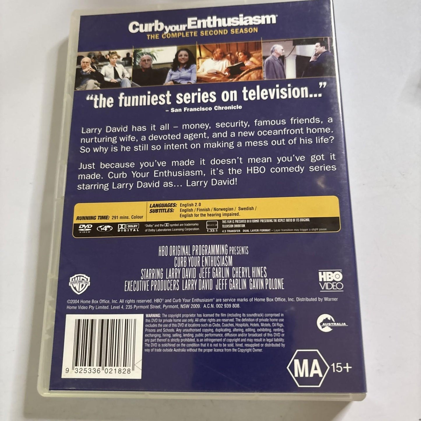Curb Your Enthusiasm : Season 2 (DVD, 2000) Region 4