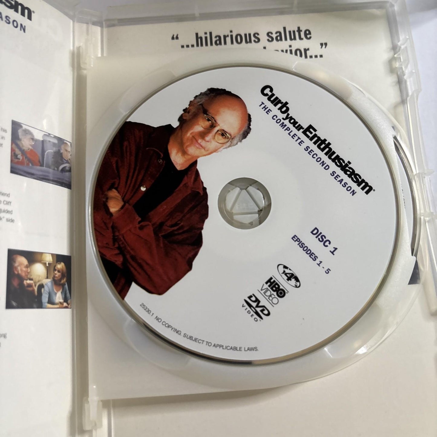 Curb Your Enthusiasm : Season 2 (DVD, 2000) Region 4