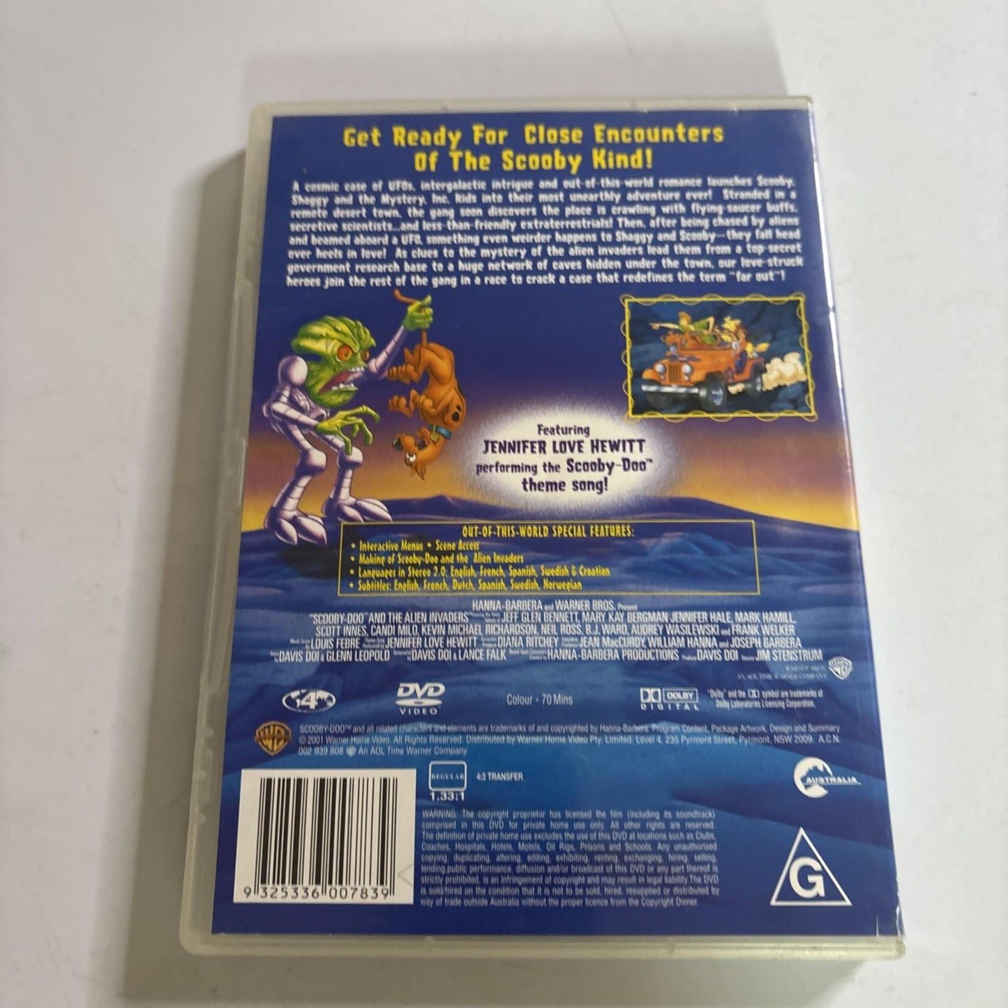 Scooby Doo and the Alien Invaders (DVD, 1999) Region 4