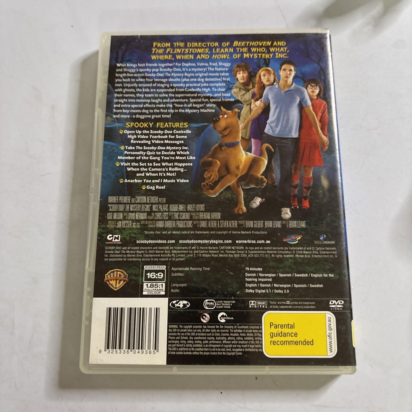 Scooby-Doo! - The Mystery Begins (DVD, 2009) Region 4
