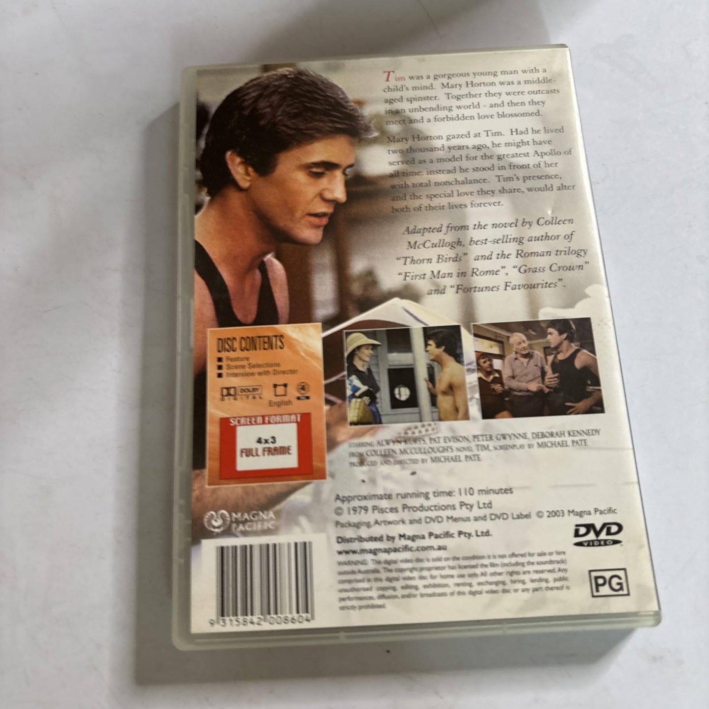 Tim | Classic Australian Stories (DVD, 1979) Mel Gibson Region 4